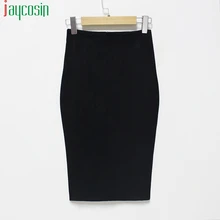 Мини-юбка женская облегающая офисная Высокая талия модная женская прямая юбка элегантная повседневная дышащая женская юбка размера плюс
