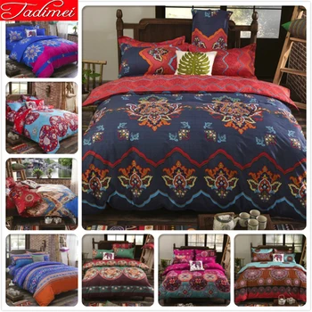 

Classical National Style Bedding Set Couple Adult Soft Bed Linen Double Queen King Big Size Quilt Comforter Duvet Cover Bedlinen