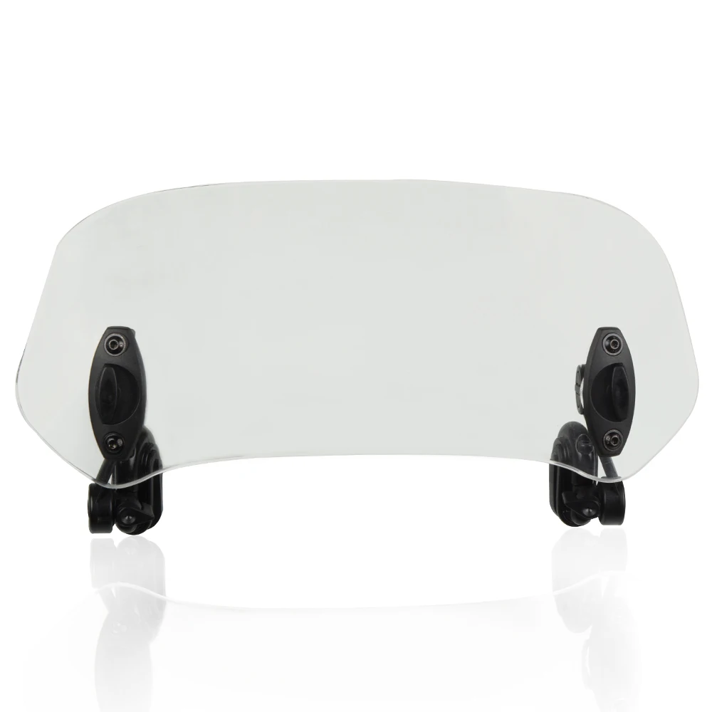 

Motorcycle Adjustable Clip-on Windshield Extension Spoiler Air Deflector Windscreen For SYM GTS 300i/400i ABS/JOYMAX Z XS300T