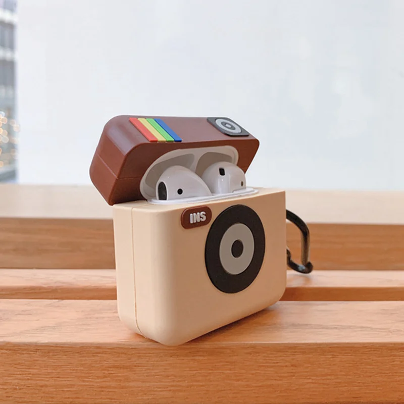 Чехол для наушников для Airpods, чехол, силиконовый, милый, мультяшный, мягкий, чехол для наушников для Apple Air Pods, Earpods, чехол, аксессуары