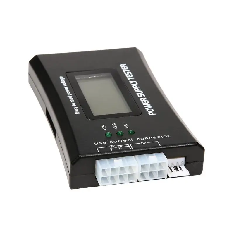 Тестер электропитания цифровой ЖК-дисплей ПК 20/24 Pin тестер электропитания компьютерная проверка измерительный диагностический тестер измерительный инструмент