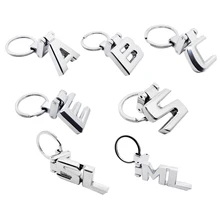 Металлический брелок, автомобильные аксессуары цепочки для ключей для Mercedes AMG W210 W203 W204 W205 W211 W212 A B C E ML SL, брелок с логотипом