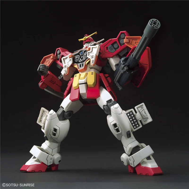 Bandai Gundam Kit HGAC XXXG-01H Gundam Heavyarms Anime Figure Genuine Gunpla Action Toy Figure Robot Model Toys for Children