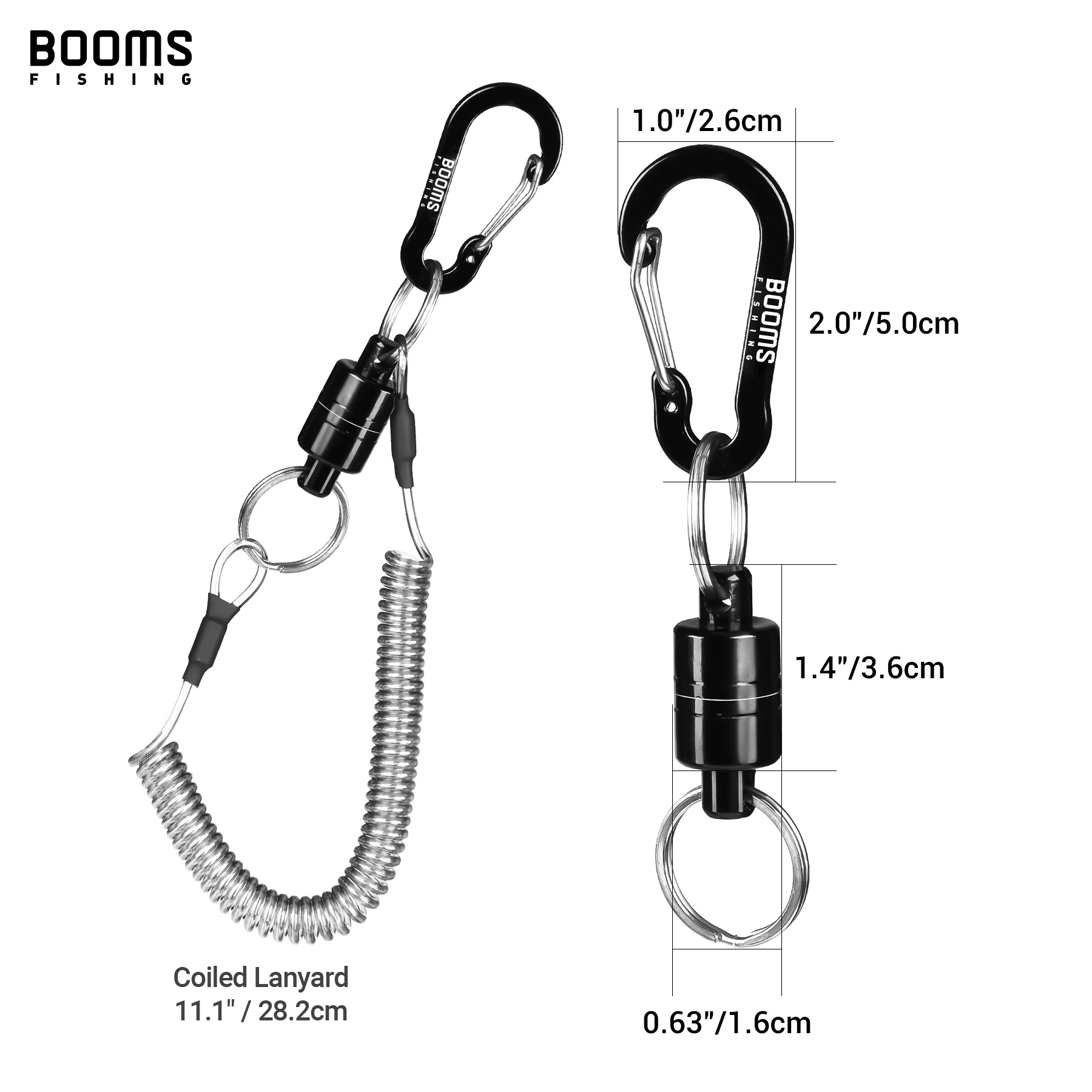Ausleger Angeln Magnetische Net Release Halter Mit Spiral Lanyard Fliegen Angeln 3,5 kg Starke Magnet Karabiner Schnelle Schnalle AntiDrop seil