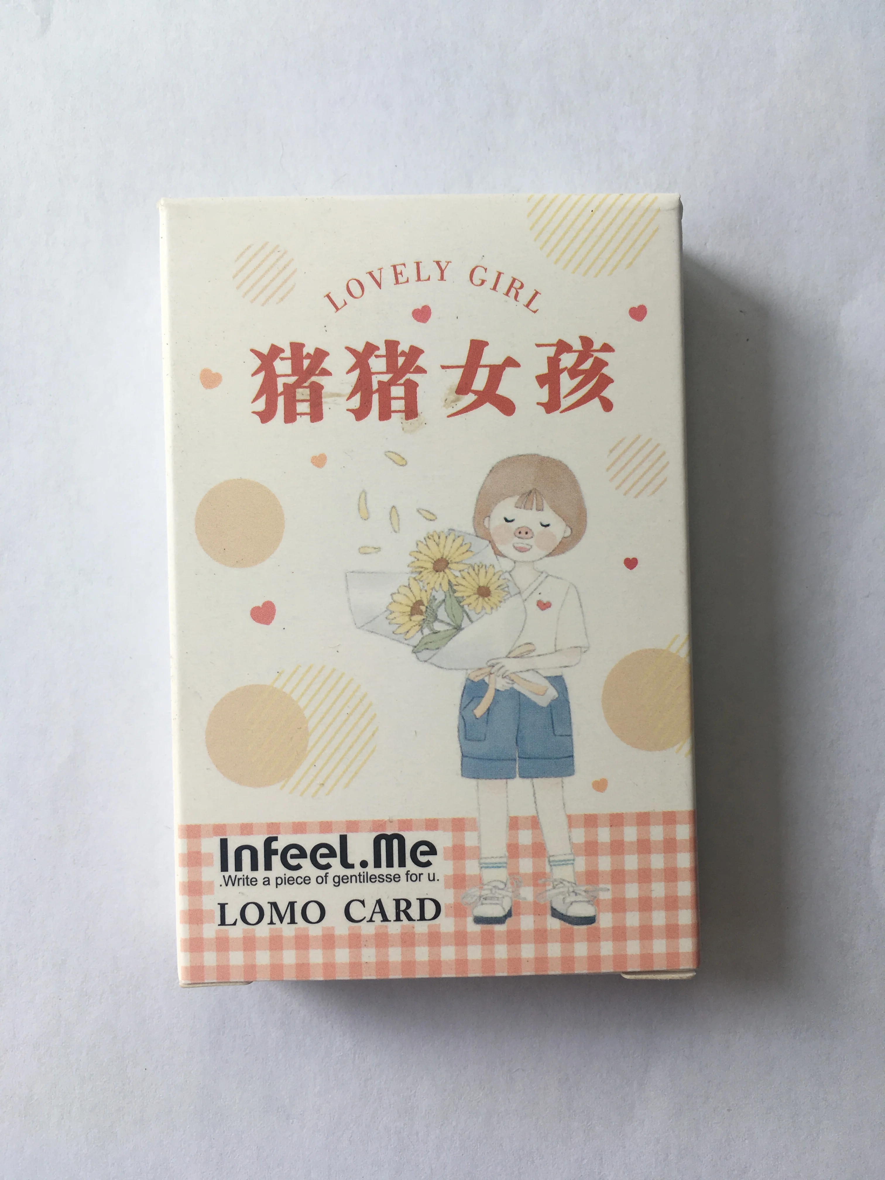 

52mm*80mm lovely girl paper greeting card lomo card(1pack=28pieces)
