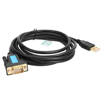 

CableDeconn RS232 Male Converter Cable C0407 USB to RS232 Male to Male PL-2303 Adapter Cord
