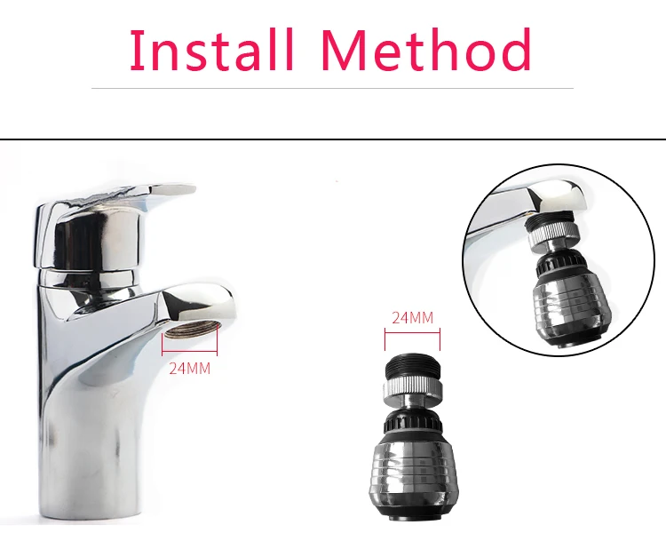 Смеситель для кухни и ванной комнаты аэратор 2 режима 360 градусов Регулируемый фильтр для воды диффузор экономия воды распылитель на кран разъем для душа