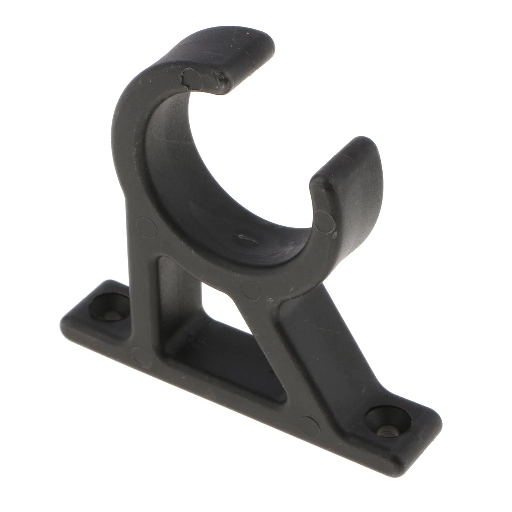 Black C-Shape Boat Ladder Stowing Boat Hook Storage Clips Marine Boat Ladder Storage Stowing Bracket Snap Clips