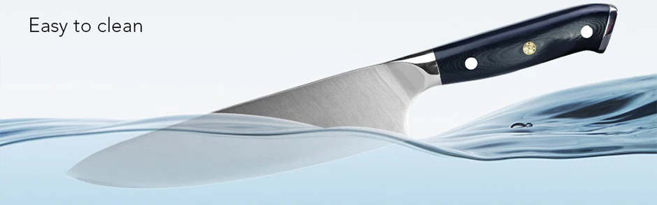 Кухонный нож 4116 7CR17 из нержавеющей стали G10 ручка нож шеф-повара