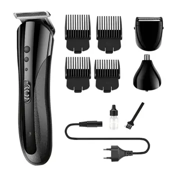 

Electric Hairdressing Scissors Razor Hair Clipper Nose Hair Three-In-One Electric Fader Home Men'S Professional Razor