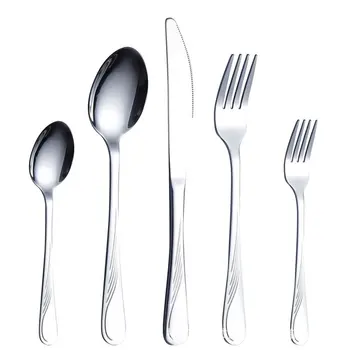 

5pcs 7pcs Dinnerware Cutlery Set Tableware Set Cutlery Stainless Steel Spoon Fork Spoon Tableware Kitchen Spoon And Fork Set