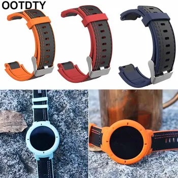 

Soft Silicone Watchband Wrist Strap Bracelet Anti-Scratch Watch Case Protective Cover Shell for Huami Amazfit Verge Smart Watch
