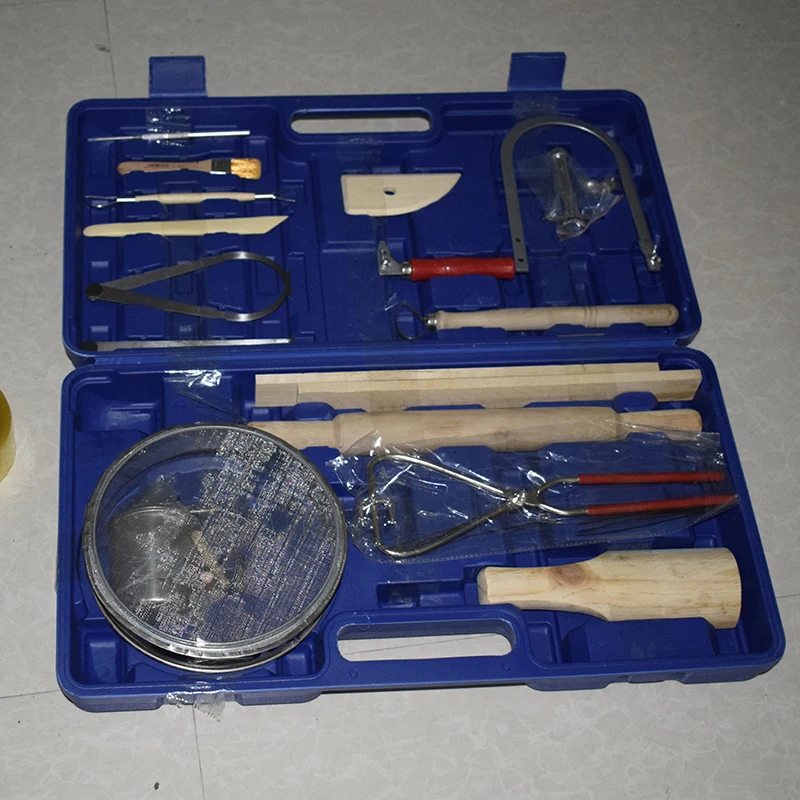 

Pottery Scraping Tools Large Education Standard Equipment Package Clay Ceramics Tool for Beginners Art Student Modeling Carving