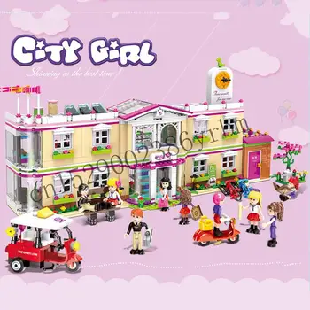 

XINGBAO 12001 New City Girl Series The Happy Teaching Building Set Building Blocks Bricks Funny Toys for Child Christmas Girls