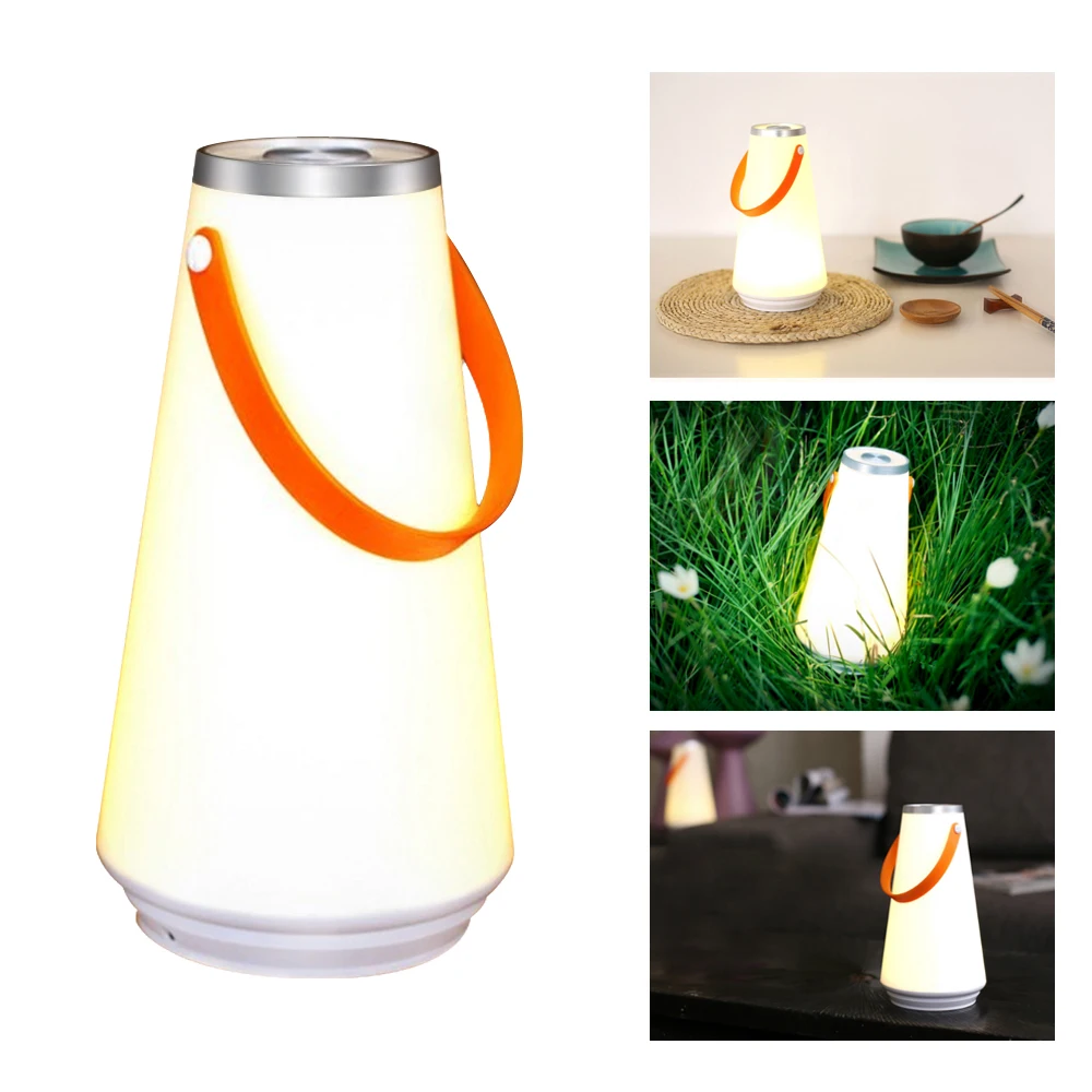 

LED Creative Night Light Home Table Lamp USB Rechargeable Portable Wireless Touch Switch Outdoor Camping Emergency Light Hot