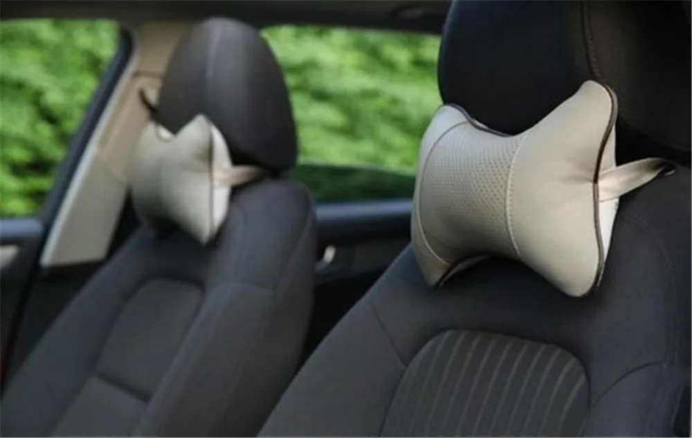 Memory Car авто подголовник хлопок дышащий для шеи отдыха безопасности сиденья Поддержка автомобиля голова шеи Подушка, снижающая нагрузку аксессуары