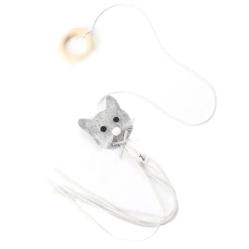 

1pcs Cat Tassel Wand Star Cloud Cat Bell Decor Gatos Teaser Wand Cat Toys Interactive Kitten Interactive Tools Pet Supplies