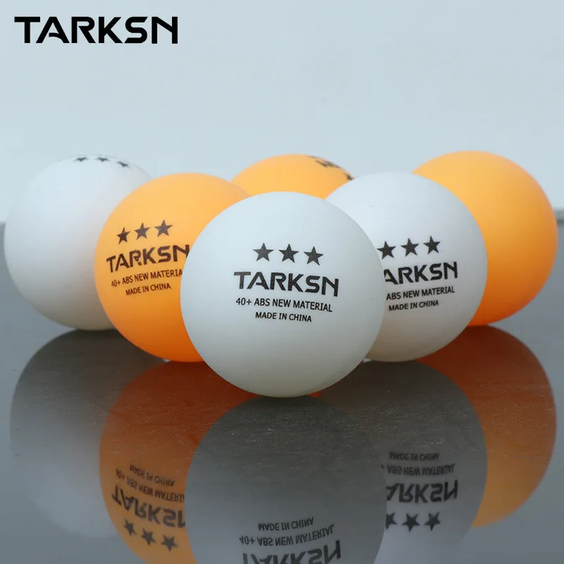 TARKSN 10pcs ABS Material Table Tennis Balls 3 Star  40+mm 2.8g Plastic Ping Pong Balls for TableTennis Tenis PingPong Ball 10pcs bag table tennis balls 3 star professional table tennis ball 40mm 2 9g ping pong balls for competition training balls