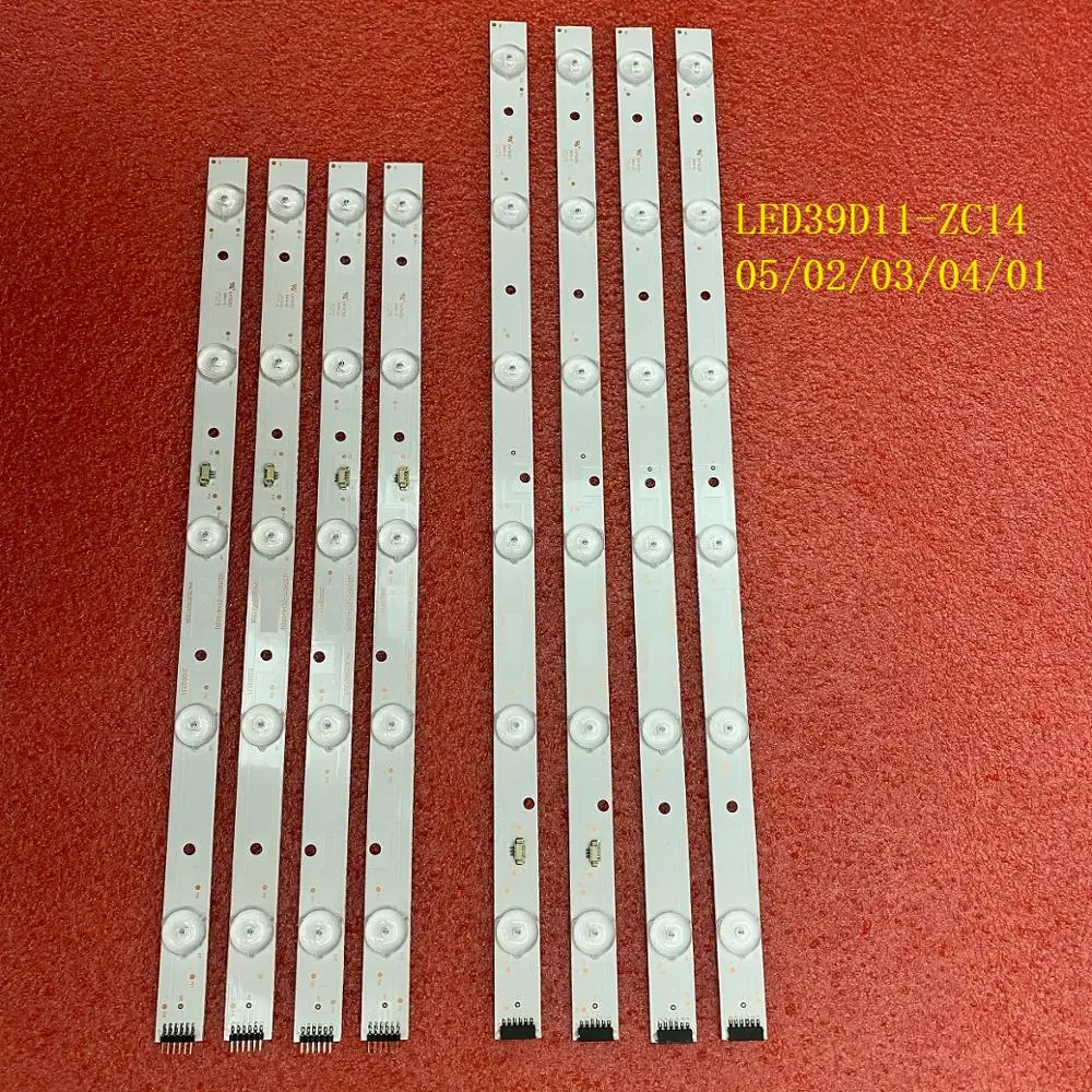 8pcs/set LED Bar for MTV-4028LT2 MTV-4029LTA2 LE39PUV3 39DU3000 LED39D11-ZC14-05/02/03/04/01 30339011206 30339011208 30339011207 | Лампы и