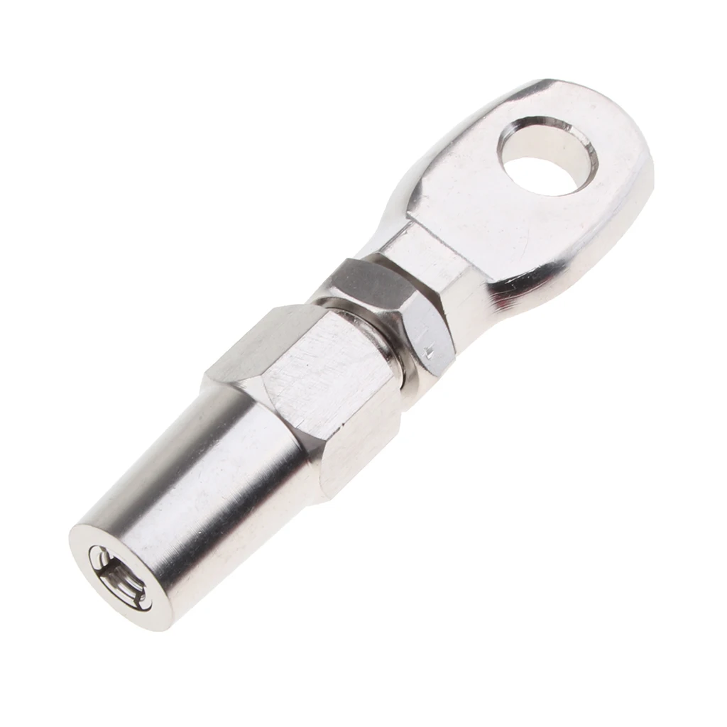Perfeclan 10mm Stainless Steel Wire Rope Swageless Eye Terminal End