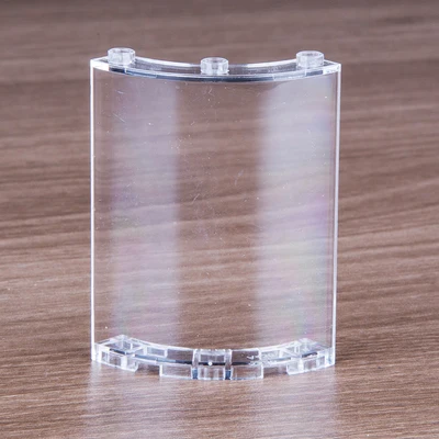 

6pcs/lot Transparent Cylinder Display Window 4x4x6 Compatible with legos 46361 blocks Bricks DIY toys set