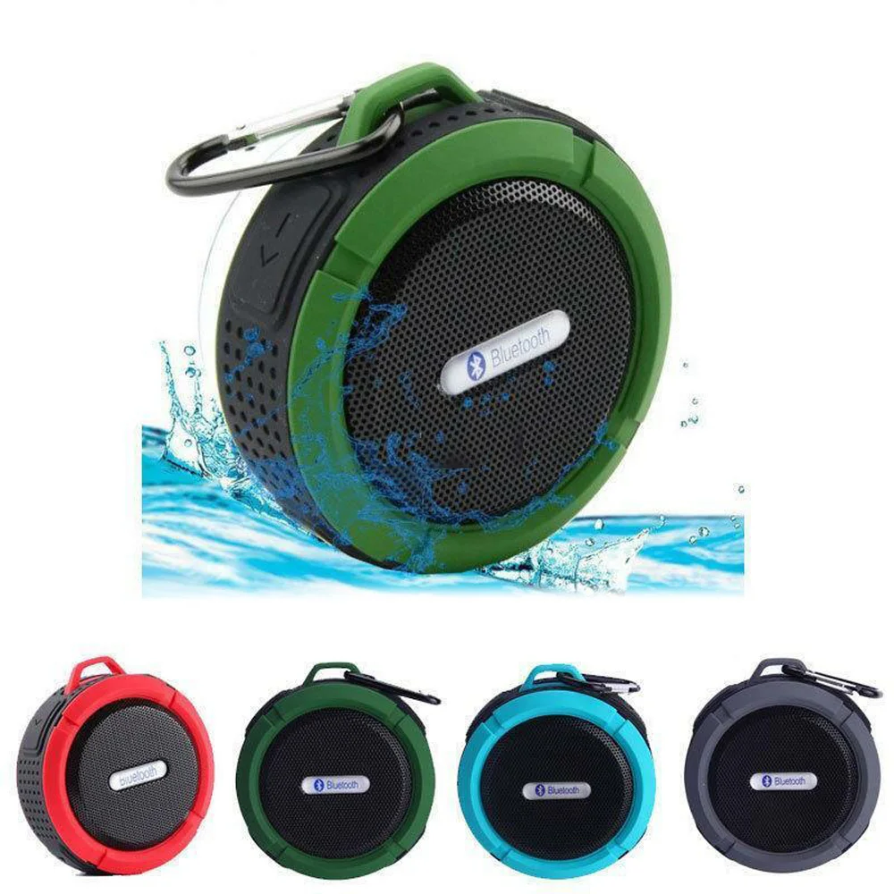 Спорт беспроводной Bluetooth динамик Водонепроницаемый Силикагель сплав для телефона планшета
