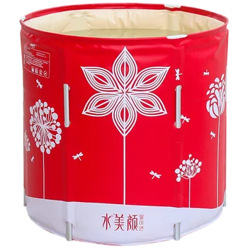 

Folding Bathtub Adult Free Inflatable Thicken Bathing Bucket