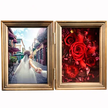 

Eternal Flower Rose Wooden Family Picture Photo Frame Album Decoration Accessories Picture Frame Home Decor Valentine's Day Gift