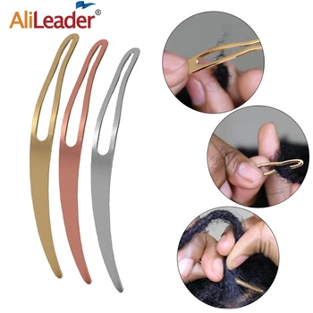 

Alileader Interlocking Needles Locs Crochet Sisterlock Dreadlock Interlocking Needles Dreadlocks Crochet Braids Hook Gold Silver