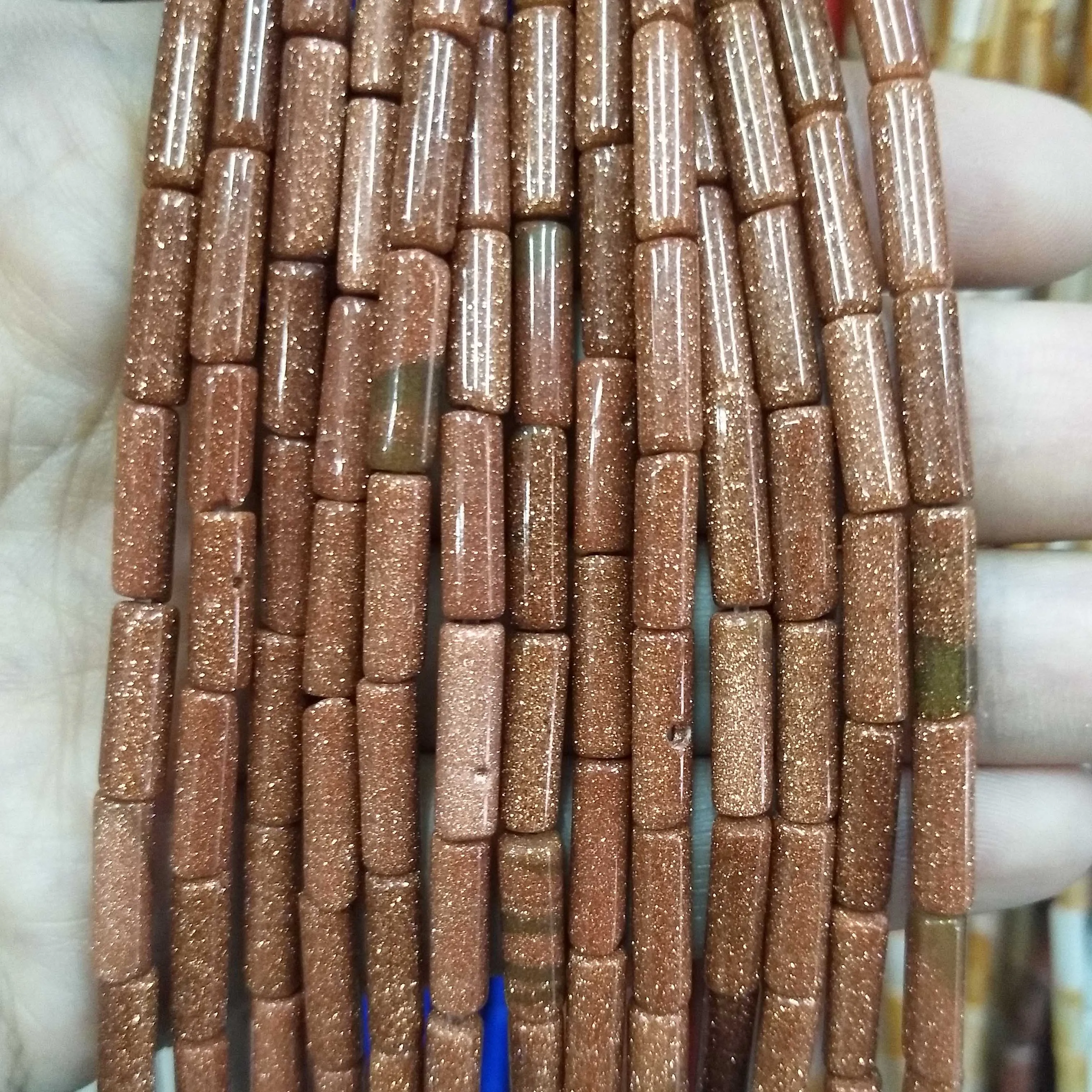 Natural Stone Cylinder Beads: Turquoise, Agate, Lapis Lazuli, and Jasper