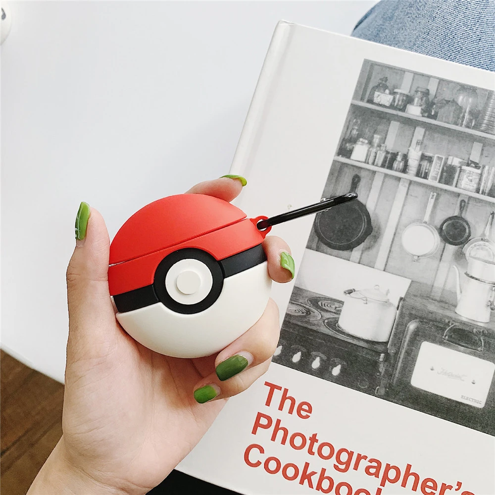 Protective Earphone Charging Box Case For Huawei Freebuds3 Wireless Earphone Pokemon Go Poke Ball Design Silicone Skin Cover Earphone Accessories Aliexpress