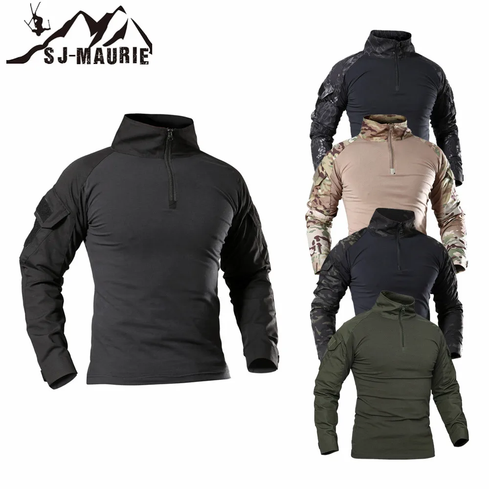 

Outdoor Quick Dry Tactical T-shirt Men Combat Shirt Airsoft Paintball Tactical Military Army Shirts Uniform Hiking Hunting Top