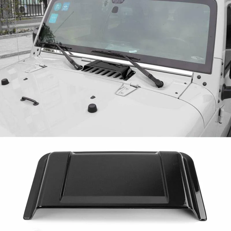 1x Черный капот пластиковый совок Впускной капот аксессуары для Jeep Wrangler TJ JK