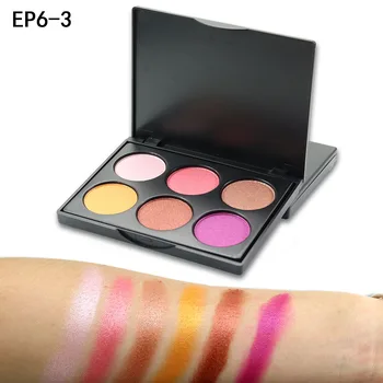 

High Quality 6 Colors Women Lady Make Up Eyeshadow Palette Waterproof Shimmer Matte Eyes Makeup Cosmetic Eye Shadow