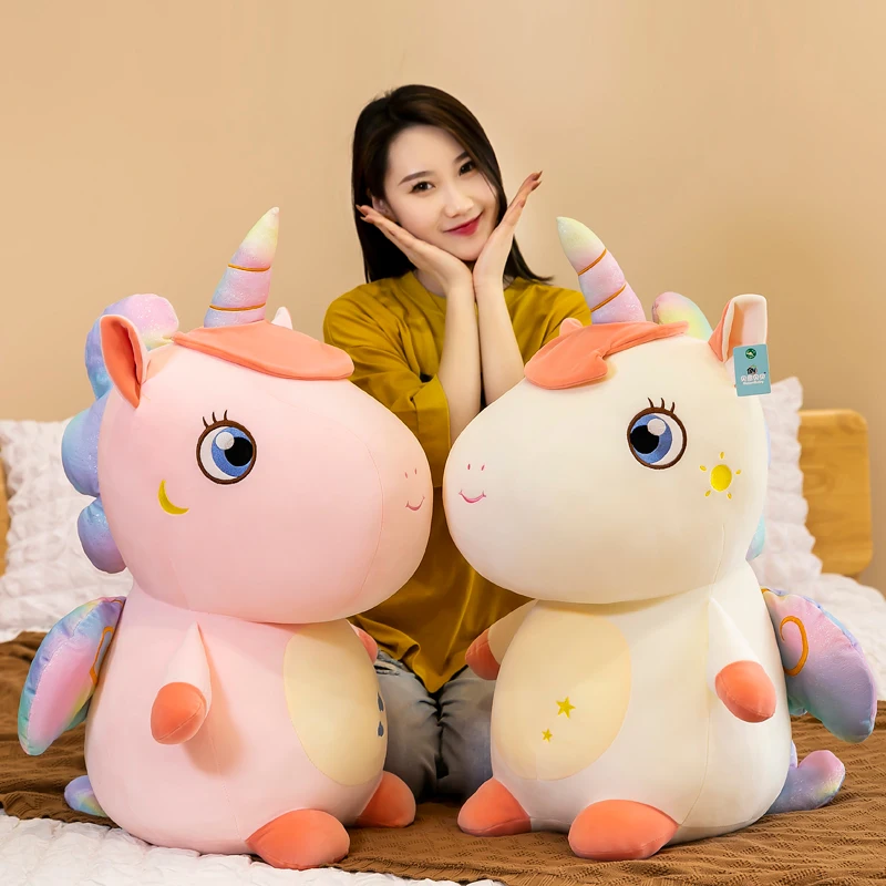 Chubby Giant Unicorn Plush Toy