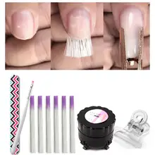 5 шт Стекловолоконный гель набор для наращивания ногтей быстрая фототерапия ремонт поврежденных ногтей инструмент для маникюра Набор для салонного и домашнего использования