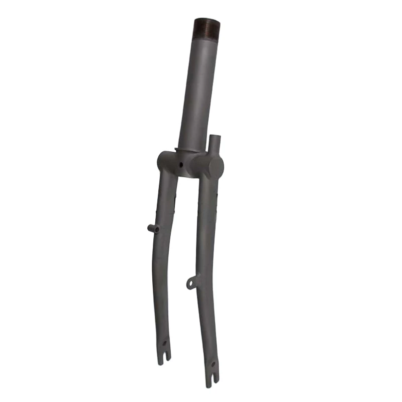 Matte Color Fork TWTOPSE, титановая Велосипедная вилка для Brompton, складная велосипедная передняя вилка, задняя Треугольная рама 1& 1/", легкая 16", размер, часть - Цвет: Matte Color Fork