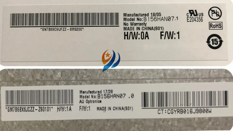 144 Гц ноутбук ЖК FHD ips экран B156HAN07.1 B156HAN07. 0 40PIN 1920*1080