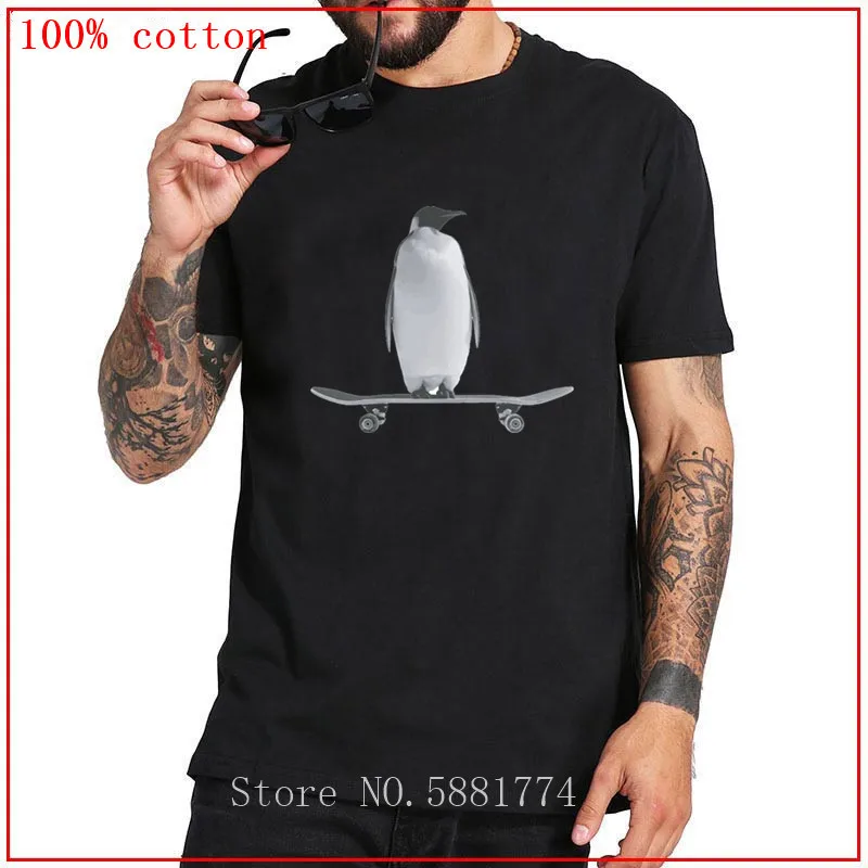 Футболка мужская с принтом животных потрясающая уличная одежда Стильная