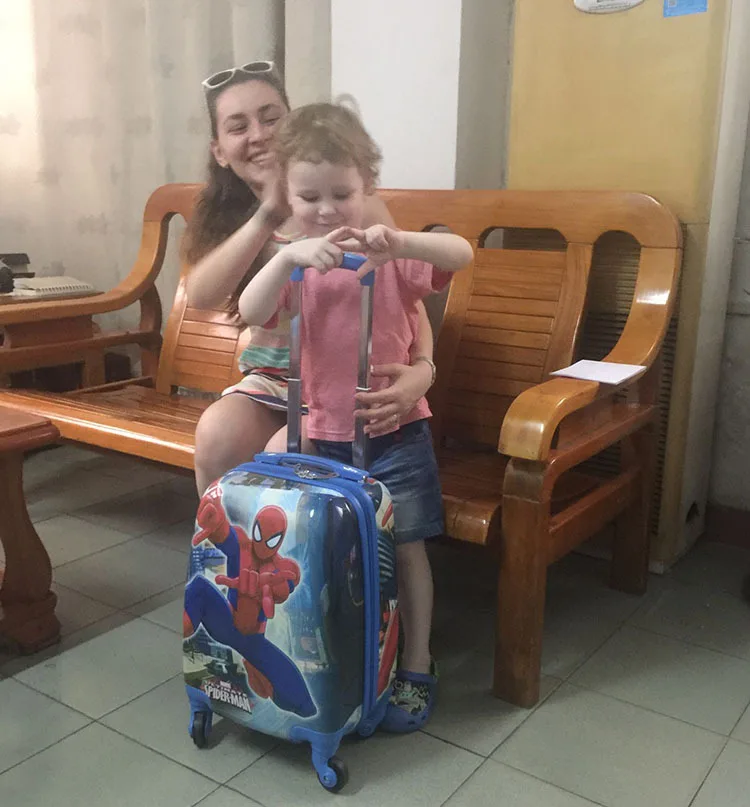 

Customizable Logo Pattern CHILDREN'S Trolley Case Toolbox Case Small Dressing Case xi su liao Processing abs pv Panel