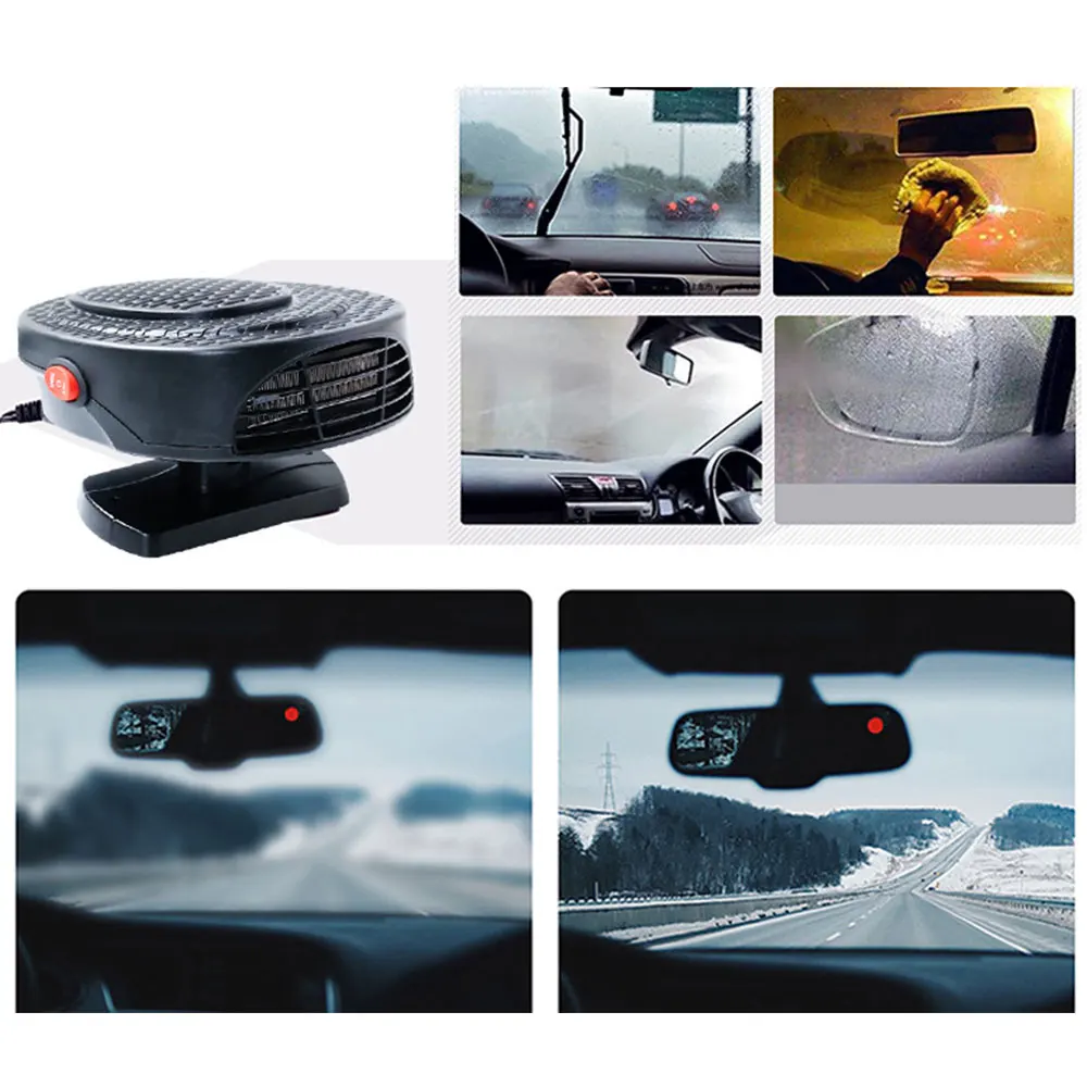 Портативные регулируемые автомобильные обогреватели, автомобильные внутренние обогреватели, лобовое стекло, Defogger, четыре сезона, универсальные