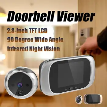 

2.8 inch TFT LCD Wireless DoorBell Infrared night vision home Cordless Doorbell Camera For Apartments Wireless Security Camera