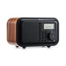 K531 беспроводной деревянный Bluetooth аудио радио USB карта динамик портативный MP3 музыкальный плеер Ретро сабвуфер синхронизации будильник