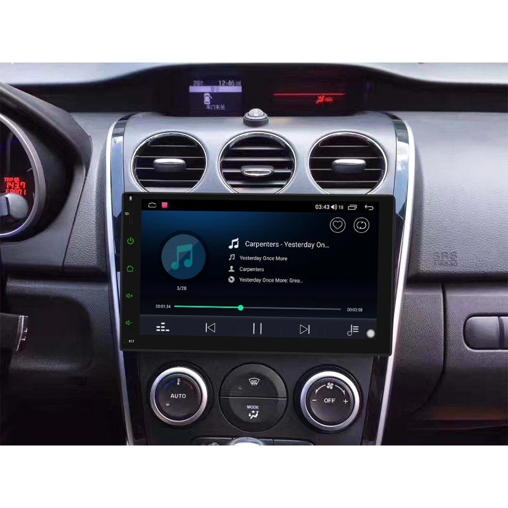 JOYING 2 din head unit car radio player GPS Navigation universal stereo multimedia 4GB+64GB support 4G/Carplay/Reverse camera BT