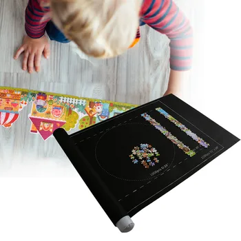 

new 24*46 inch Jigsaw Puzzle Storage Mat Roll Up Puzzle Roll Felt For Up To 1500/2000pcs Puzzle Travel Storage Bag Accessories