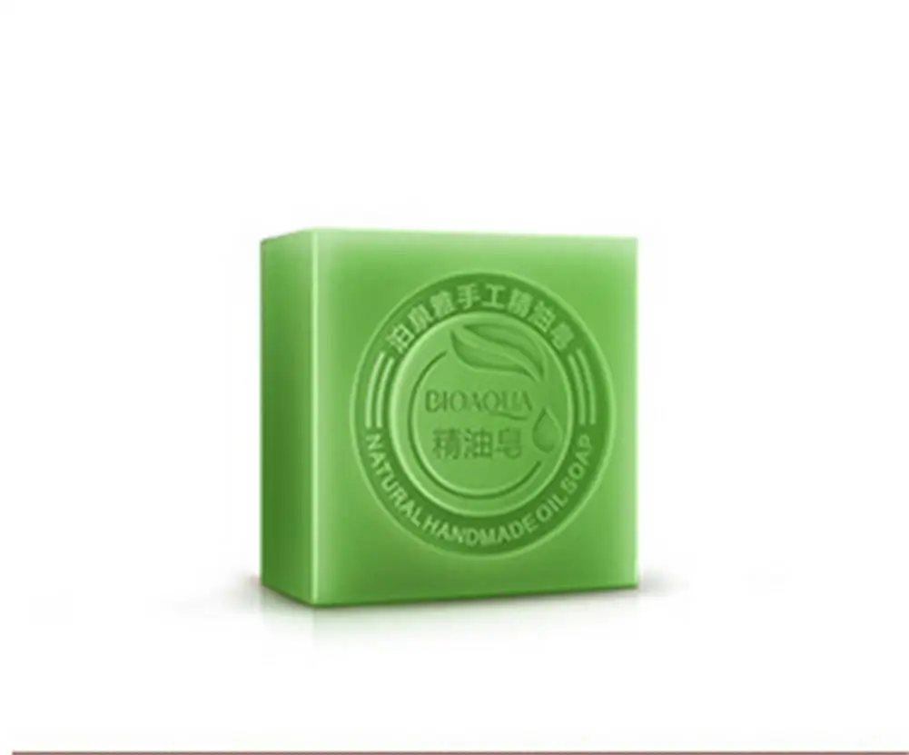 Aloe BIOAQUA эфирное масло мыло очиститель увлажняющий уголь и Роза и козье молоко Отбеливающее мыло ручной работы уход за кожей лица для ванны основа мыла - Запах: Aloe
