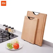 Xiaomi Yiwuyishi бамбуковая разделочная доска для кухни Толстая разделочная доска инструменты для овощей и мяса кухонные принадлежности разделочная доска S, L