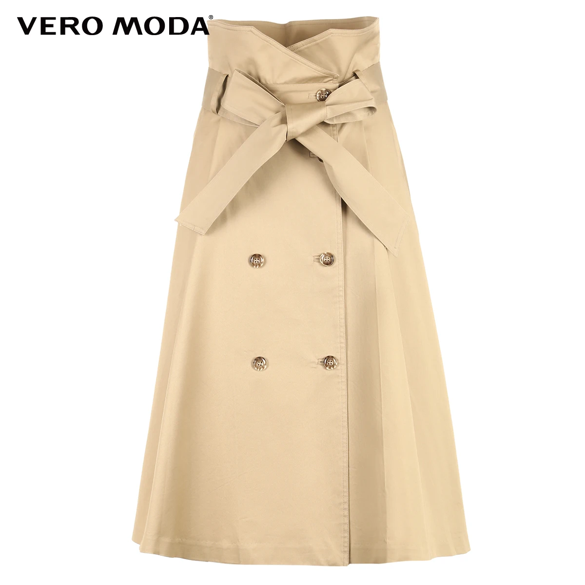 Vero Moda женский уличный стиль двубортная юбка с высокой посадкой | 319116554