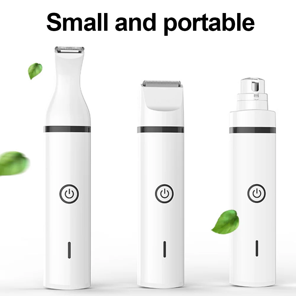Cat Nail Polisher Practical Dog Trimmer Durable Shavers Portable Styling Easy Operate ABS USB Charging Pet Hair Clipper Handheld