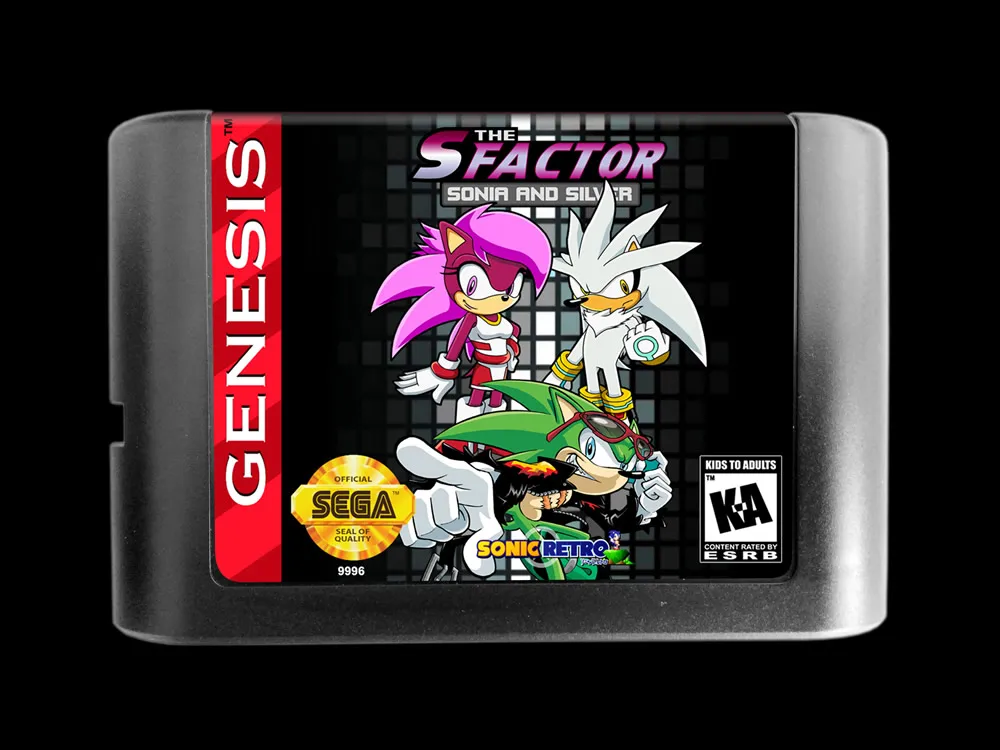 MD Game: The S Factor- Sonia and Silver( USA Version! English Language